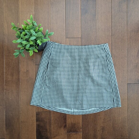 URBAN OUTFITTERS DITSY PLAID MINI SKIRT - Picture 1 of 3